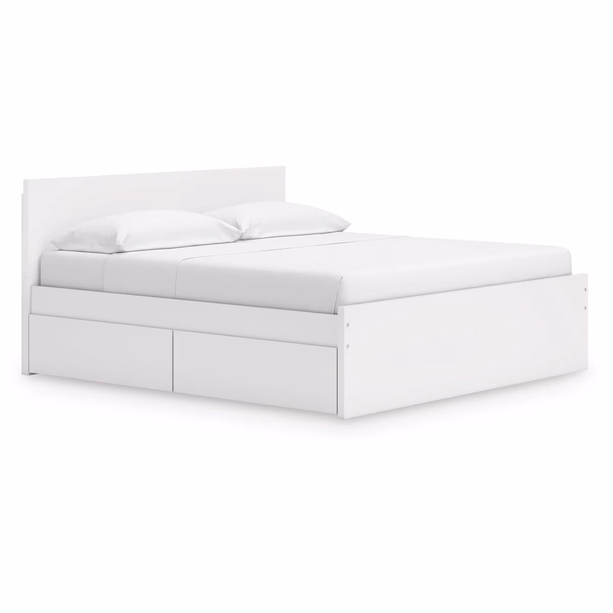 Onita King Panel Platform Bed with 2 Side Storage - Image 2