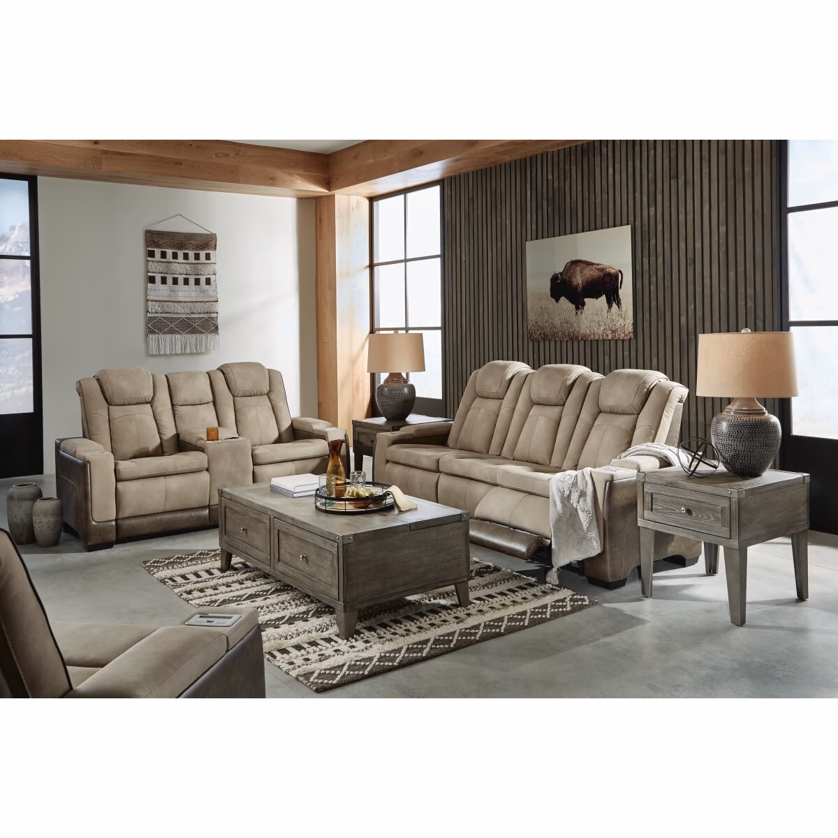 Next-Gen Durapella Power Reclining Sofa, Loveseat and Recliner - Image 3