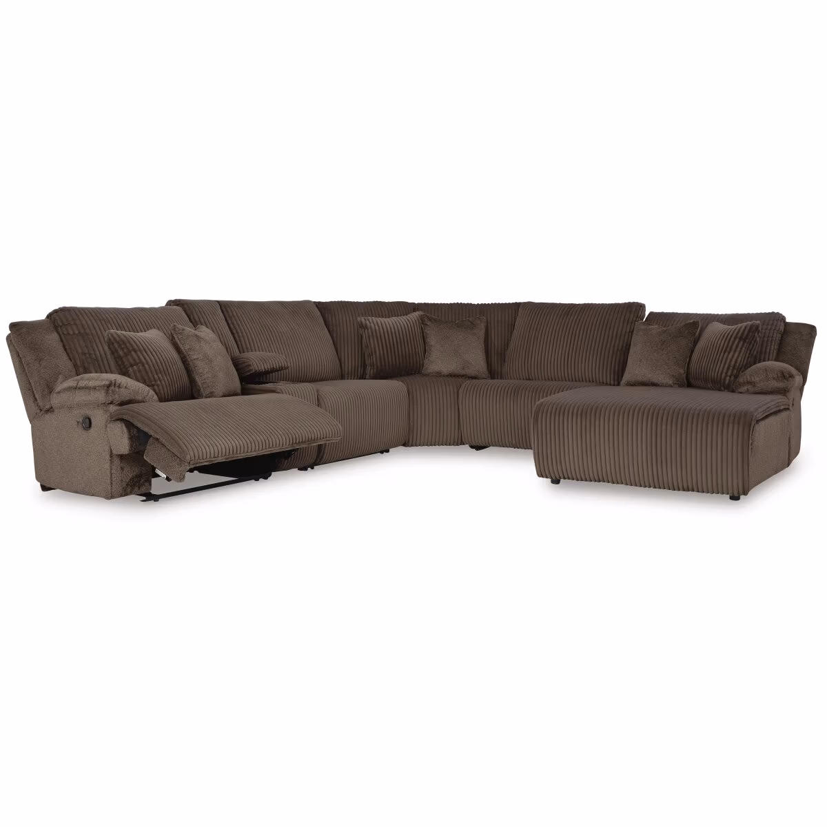 Top Tier 6-Piece Reclining Sectional with Chaise - Image 4