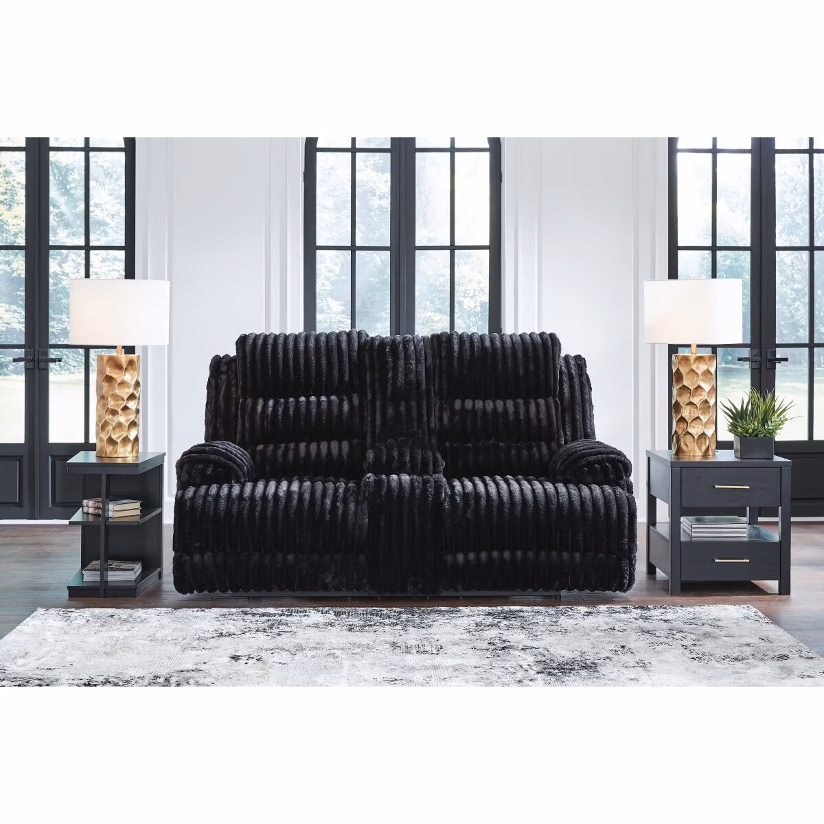 Rhines Falls Power Reclining Loveseat with Console - Image 3