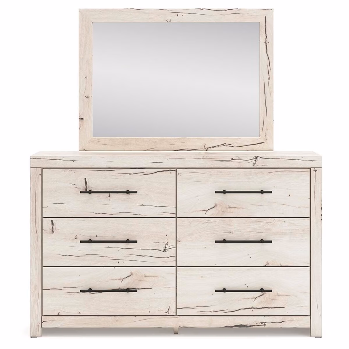Lawroy Queen Panel Bed, Dresser and Mirror - Image 3