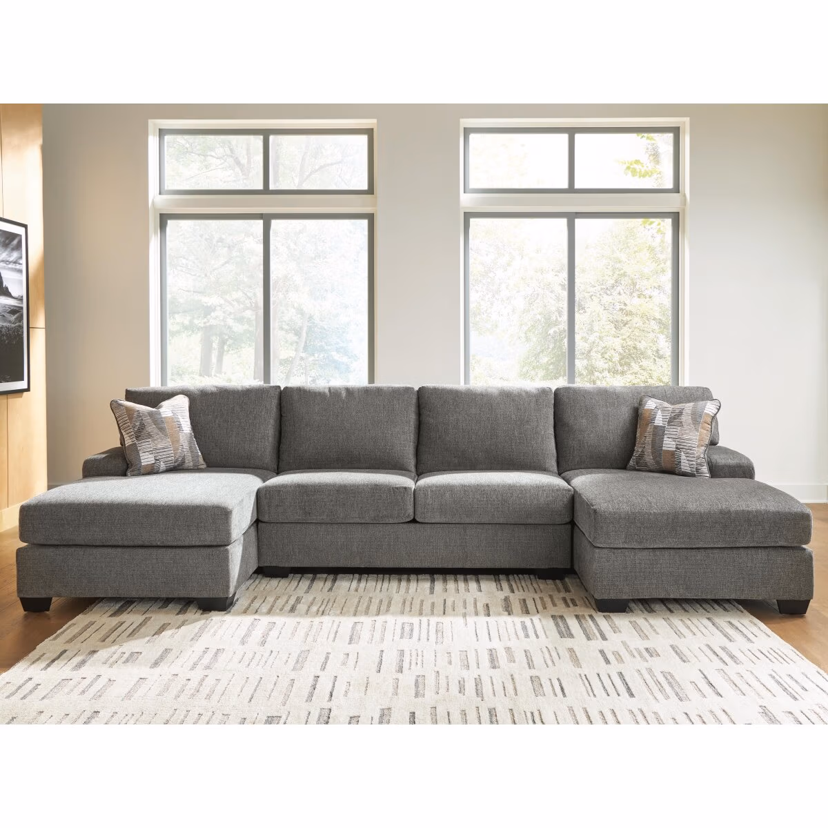 Clarington 3-Piece Sectional with Double Chaise - Image 3