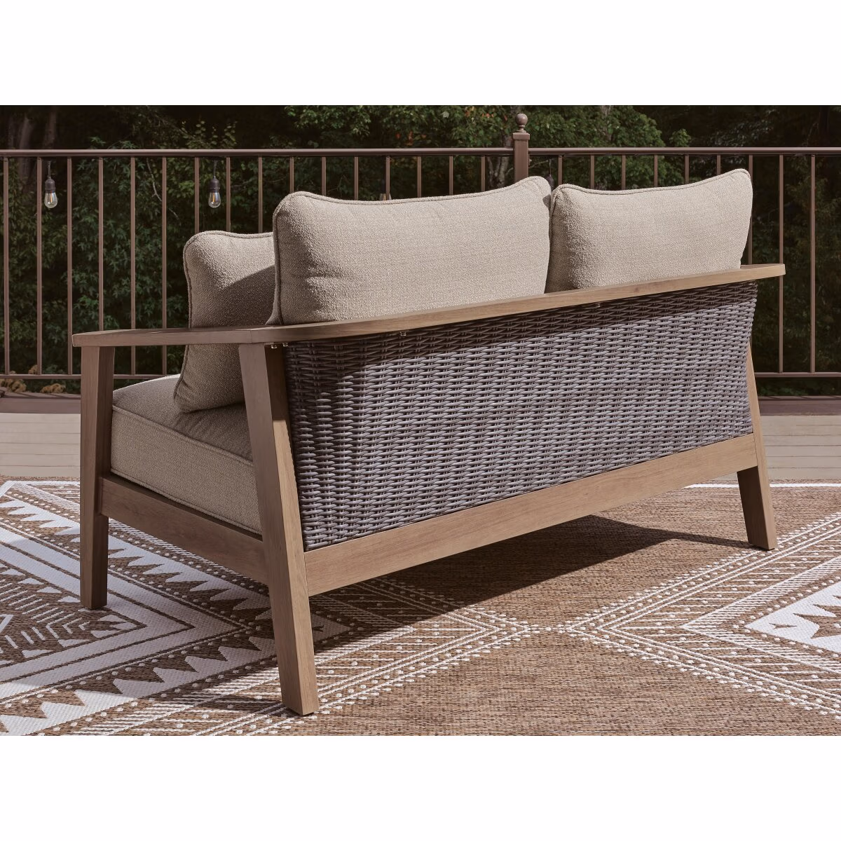 Harmony Headlands Outdoor Loveseat with Cushion - Image 6