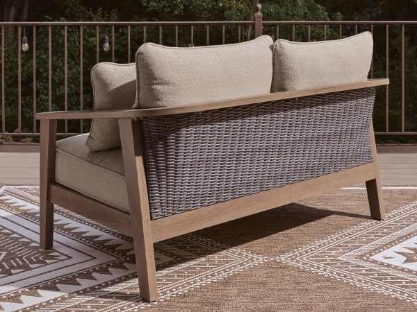 Harmony Headlands Outdoor Loveseat with Cushion - Image 6