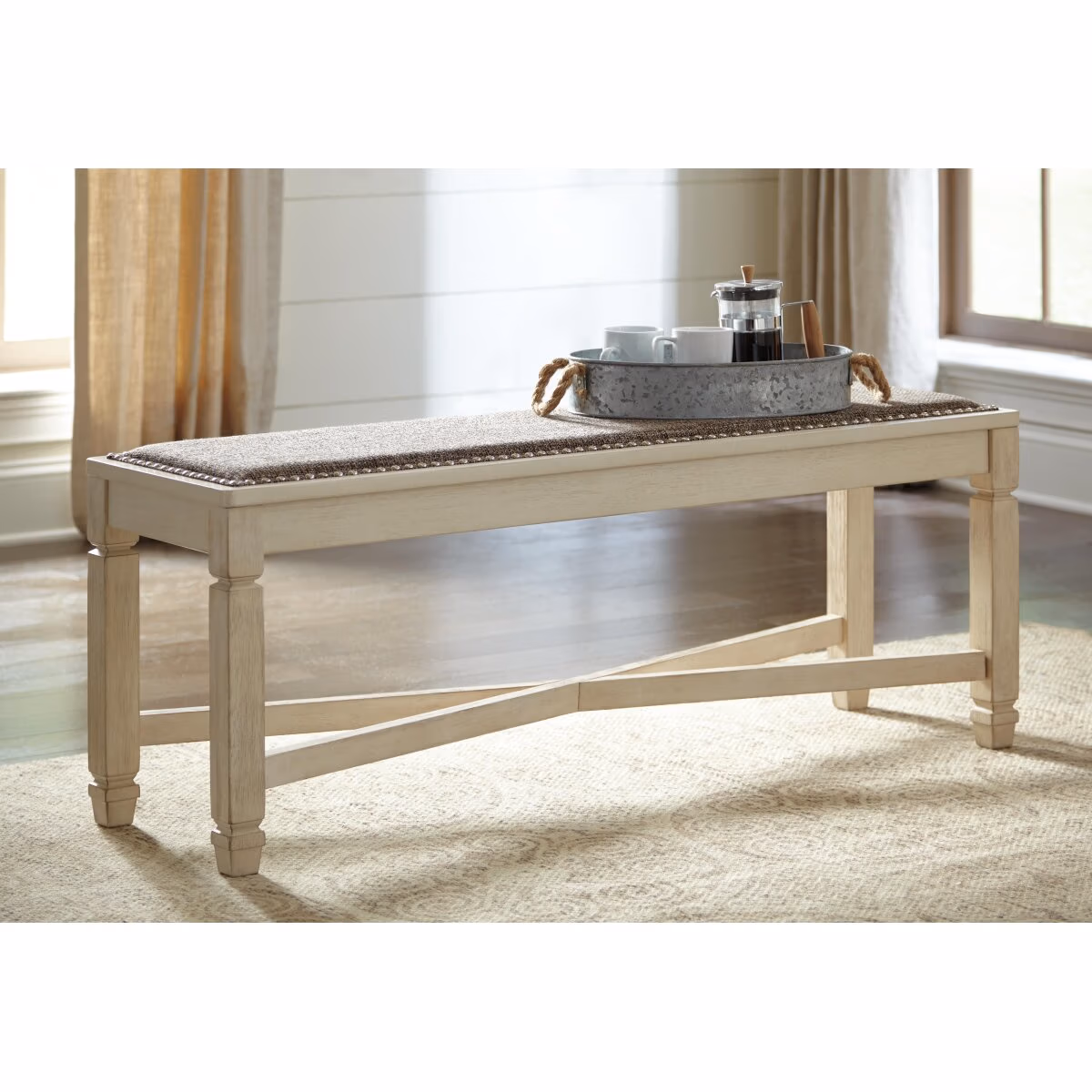 Bolanburg Dining Table, 6 Chairs, and Bench - Image 17