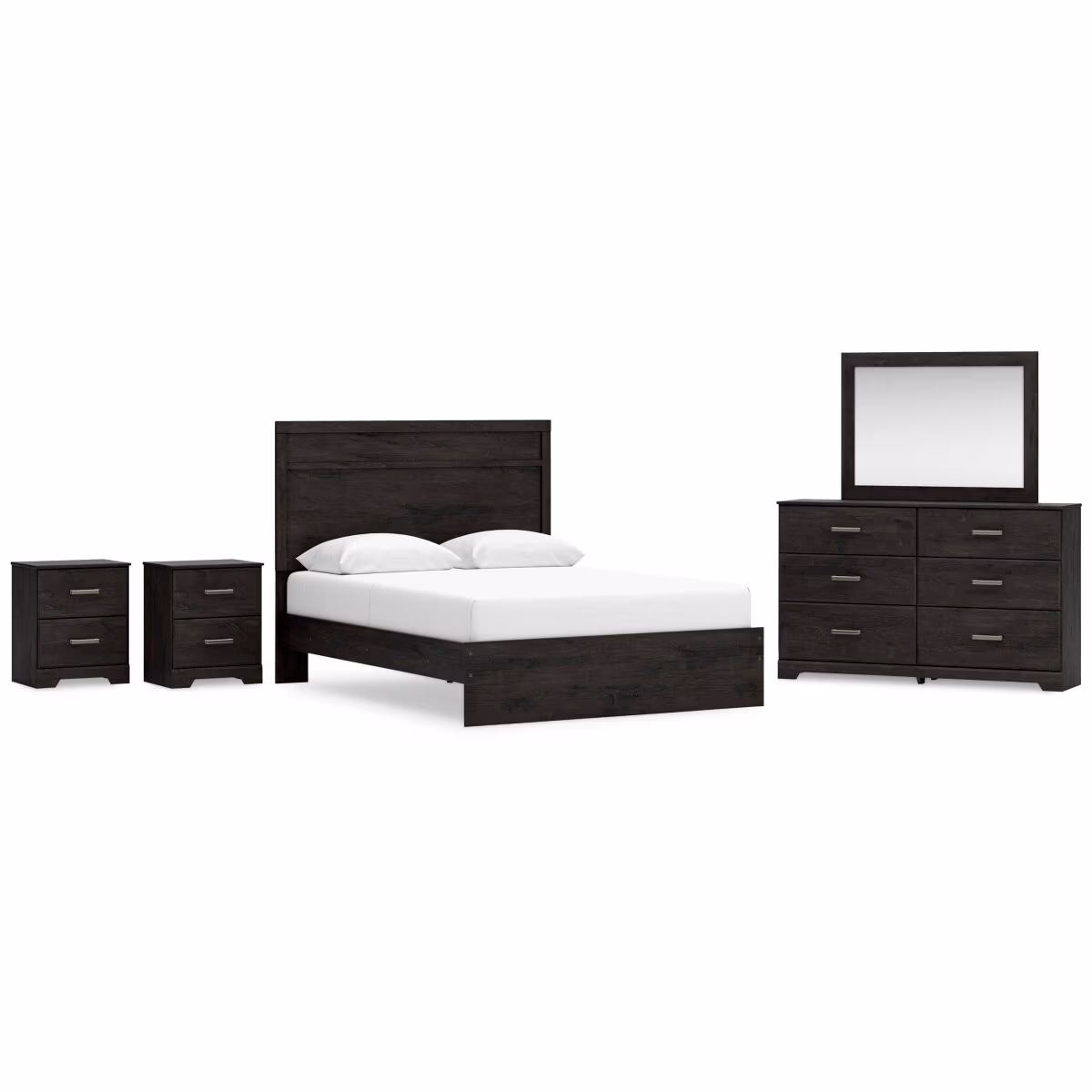 Belachime Queen Panel Bed, Dresser, Mirror and 2 Nightstands - Image 2