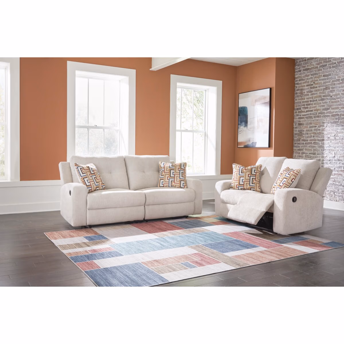 Danum Reclining Sofa and Loveseat - Image 3
