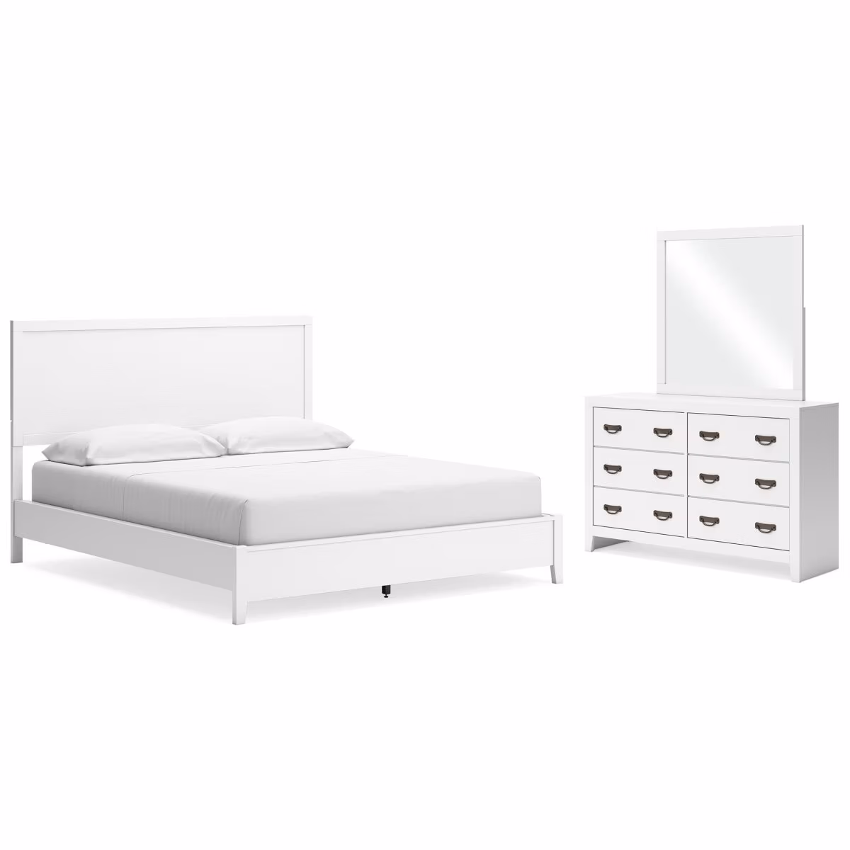 Binterglen California King Panel Bed, Dresser and Mirror - Image 2