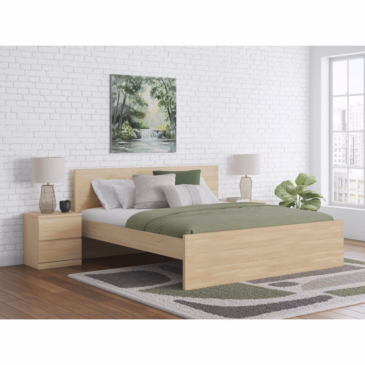 Onita Queen Panel Platform Bed - Image 3