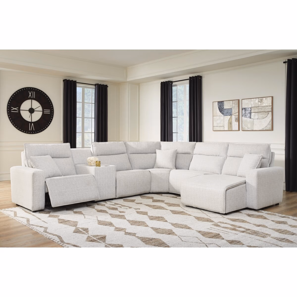 Modmax II 6-Piece Power Reclining Sectional with Chaise and Console - Image 3