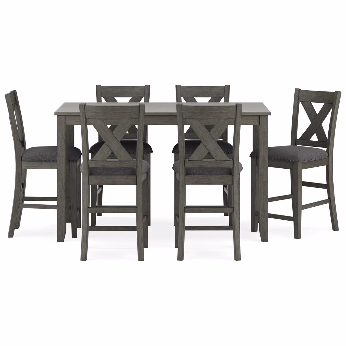 Caitbrook Counter Height Dining Table and Bar Stools (Set of 7) - Image 5