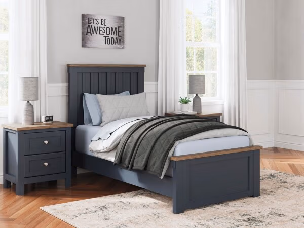 Landocken Twin Panel Bed, Dresser, Chest and Nightstand - Image 36