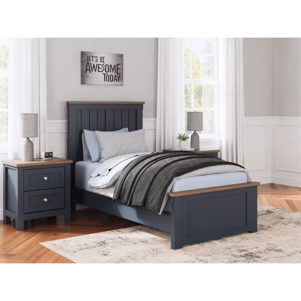 Landocken Twin Panel Bed - Image 2