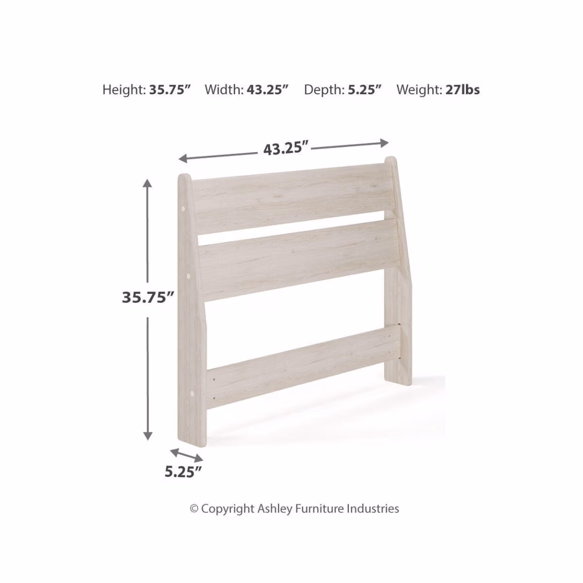 Socalle Twin Panel Headboard - Image 4