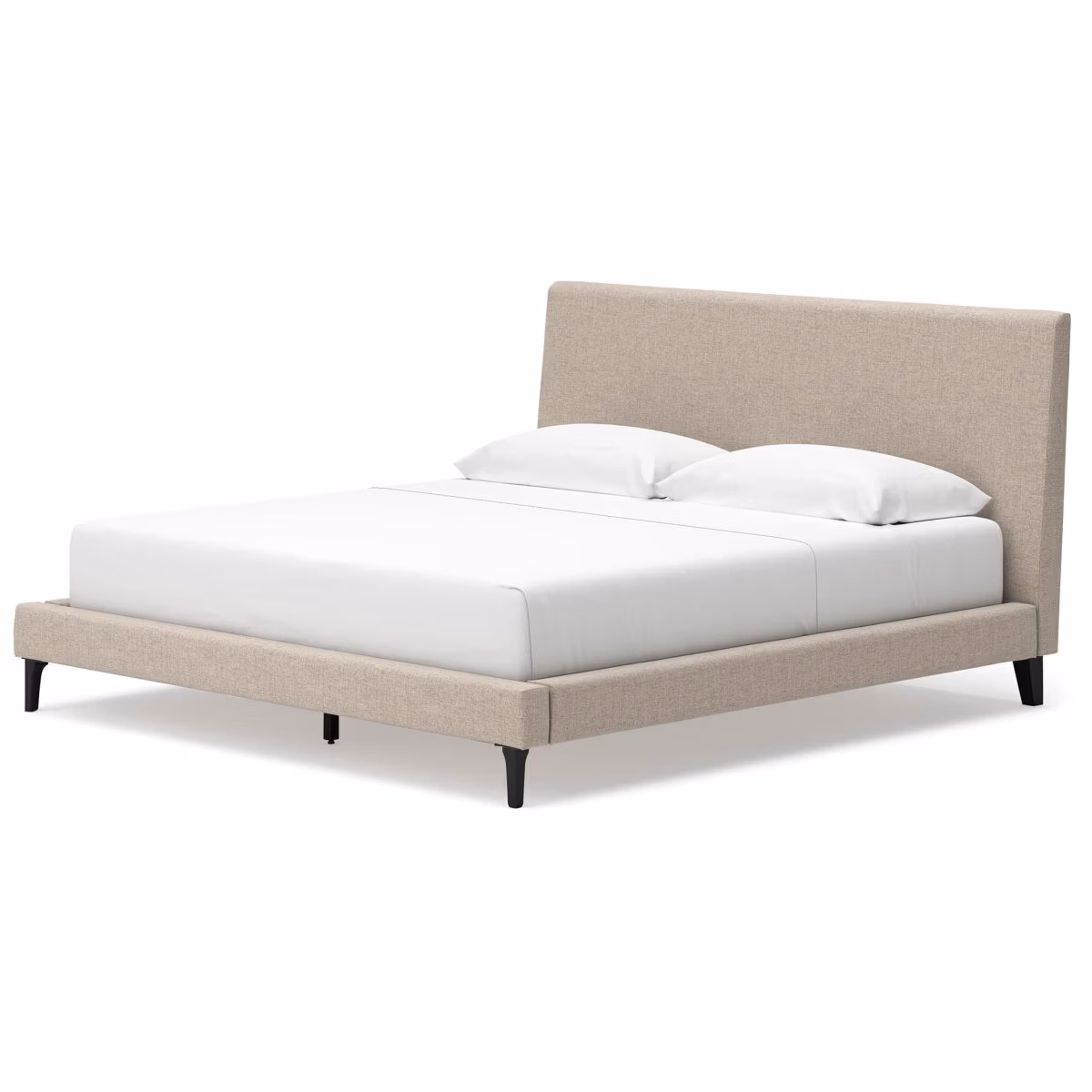 Cielden King Upholstered Bed with Roll Slats - Image 5
