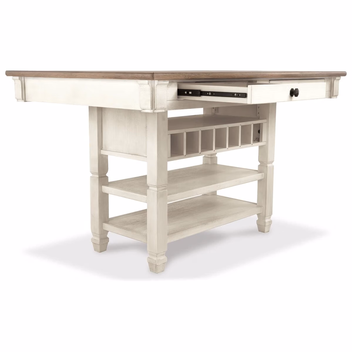 Bolanburg Counter Height Dining Table, 4 Stools, Bench and 2 Display Cabinets - Image 10