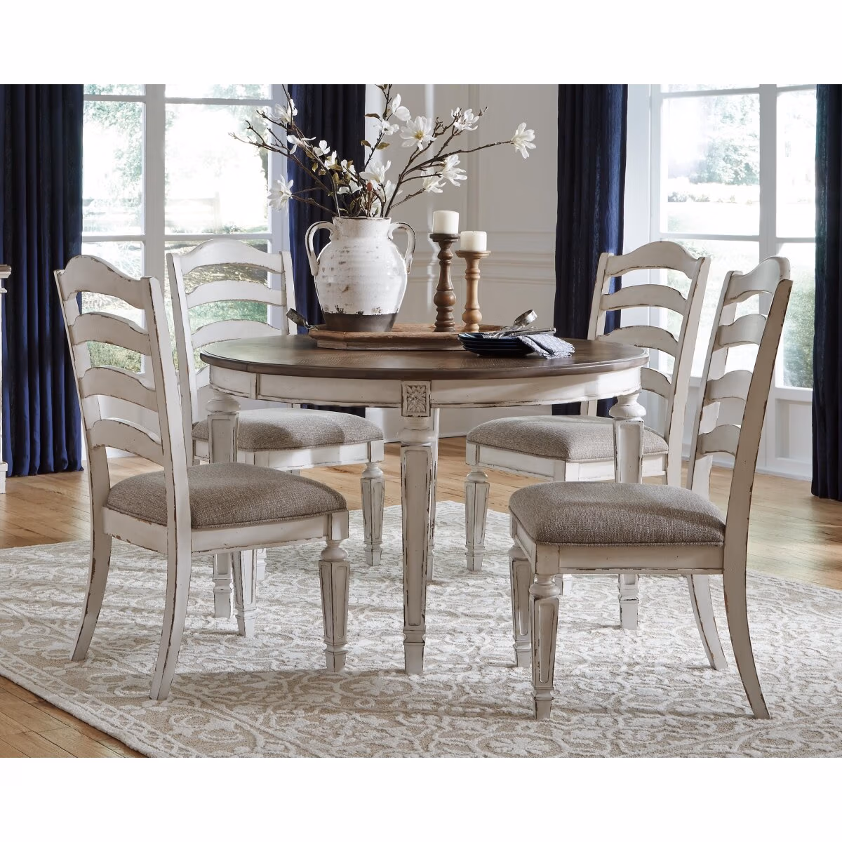 Realyn Dining Table and 4 Chairs - Image 3