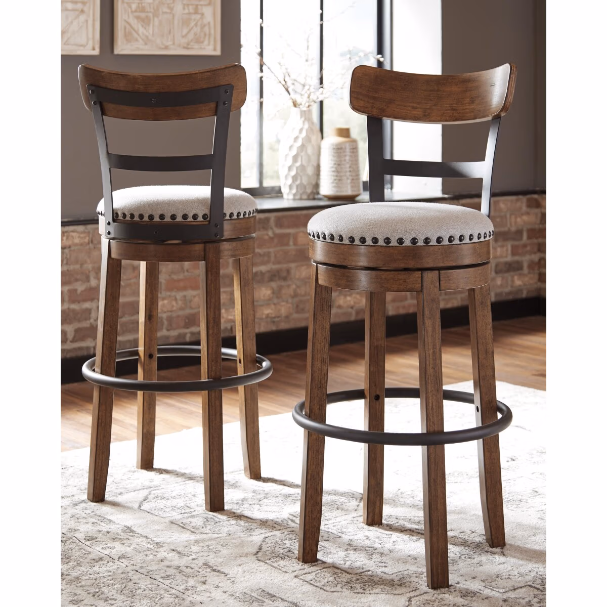 Valebeck Bar Height Bar Stool - Image 3