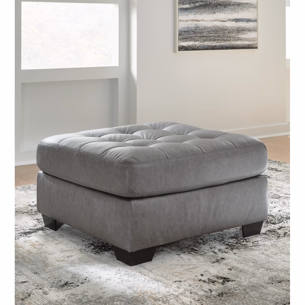 Clairette Court Oversized Accent Ottoman - Image 3