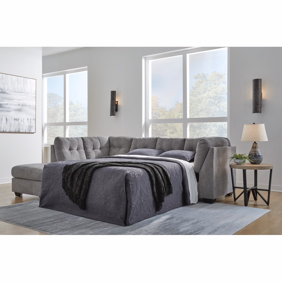 Marleton Right-Arm Facing Full Sofa Sleeper - Image 2