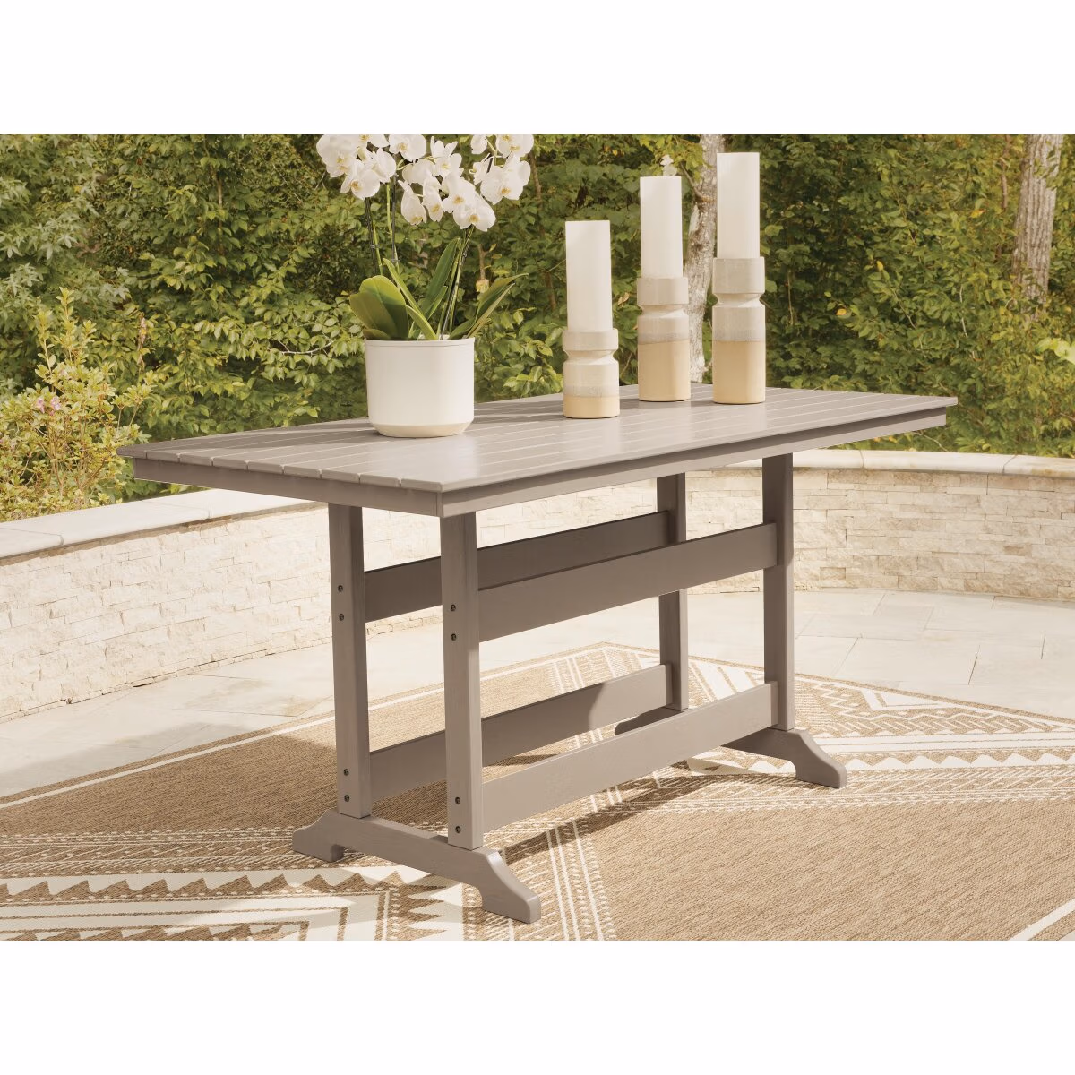 Seacliff Beach Outdoor Counter Height Dining Table - Image 3