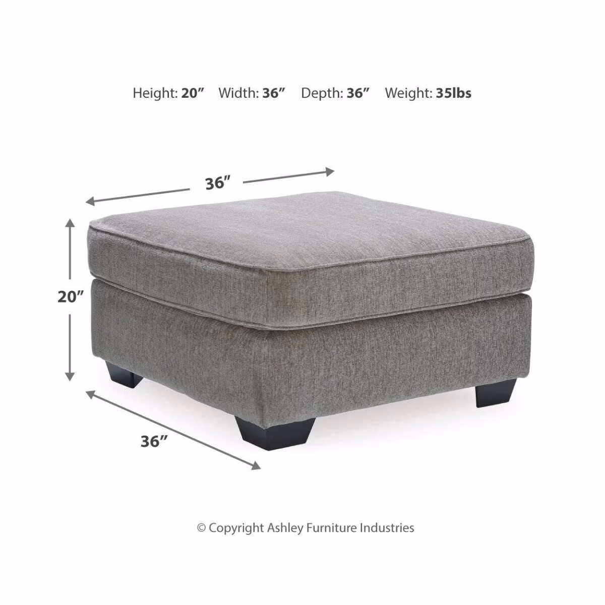 Altari Oversized Accent Ottoman - Image 5