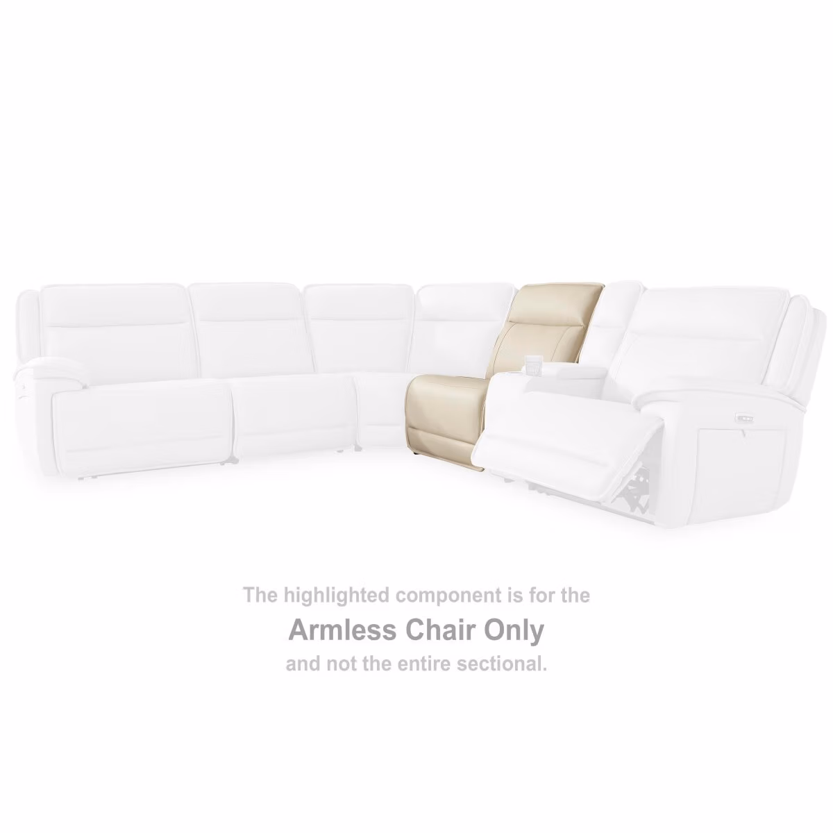 Double Deal Armless Chair - Image 3