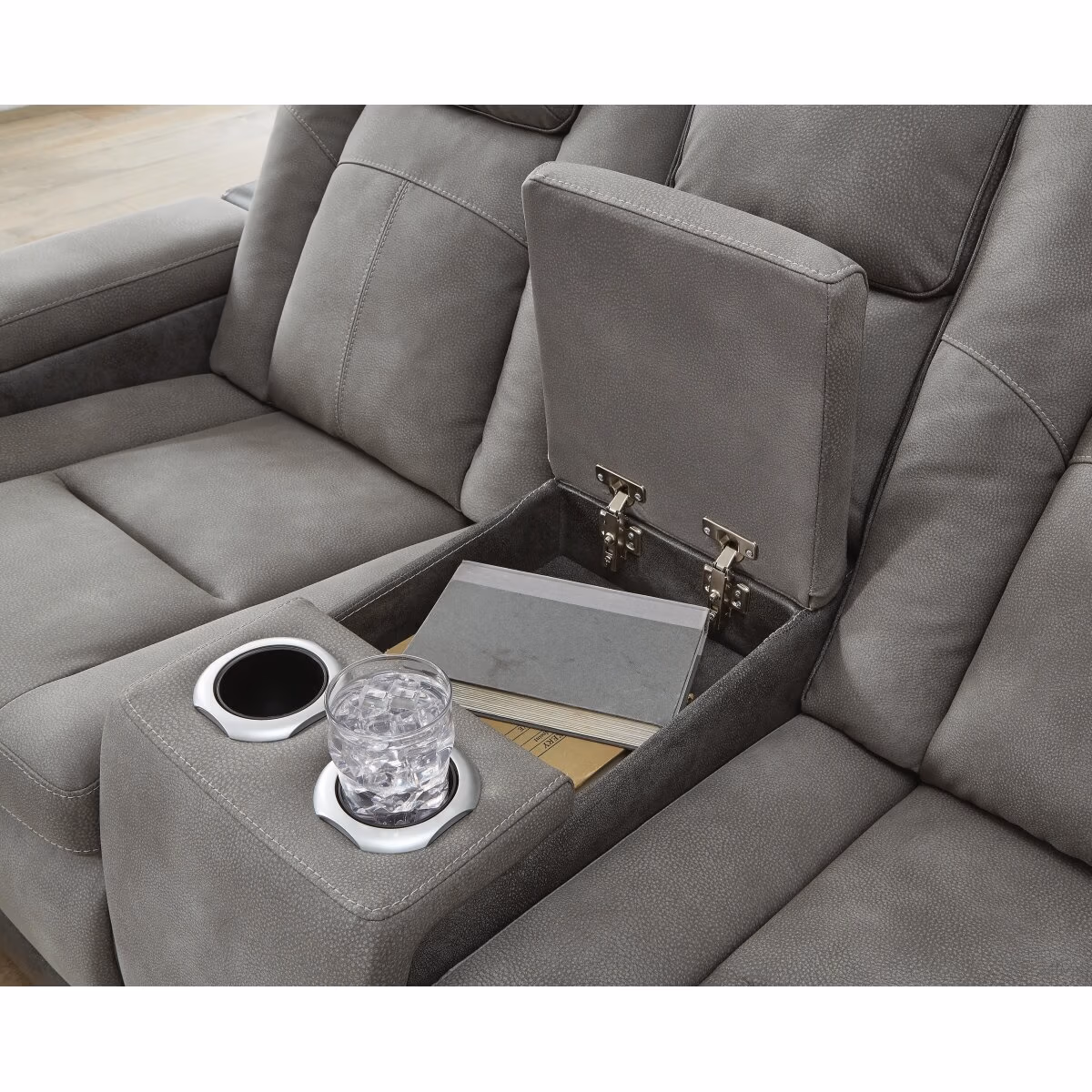 Next-Gen Durapella Power Reclining Loveseat with Console - Image 7