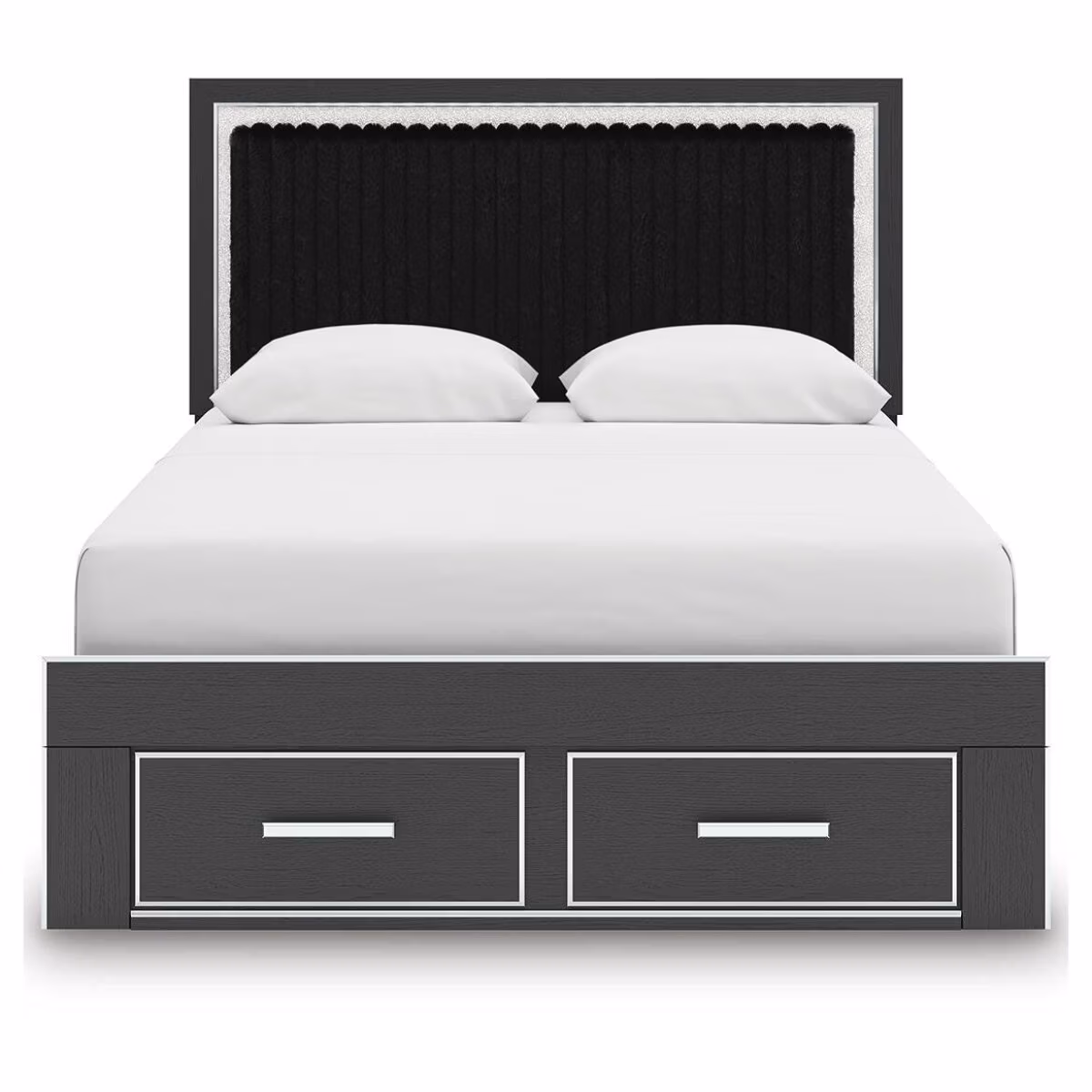 Zuraleus Queen Upholstered Panel Platform Storage Bed - Image 7