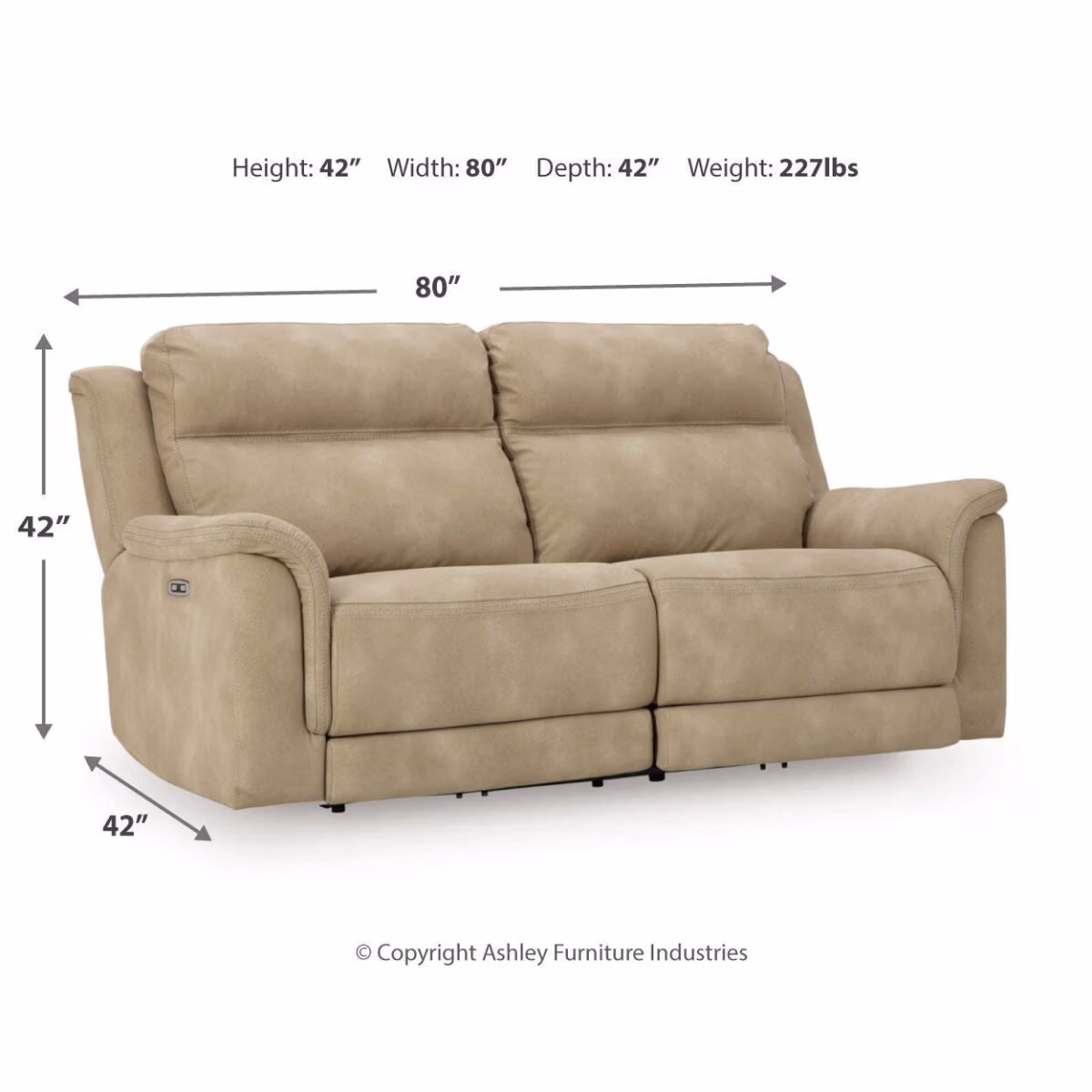Next-Gen Durapella Power Reclining Sofa - Image 5