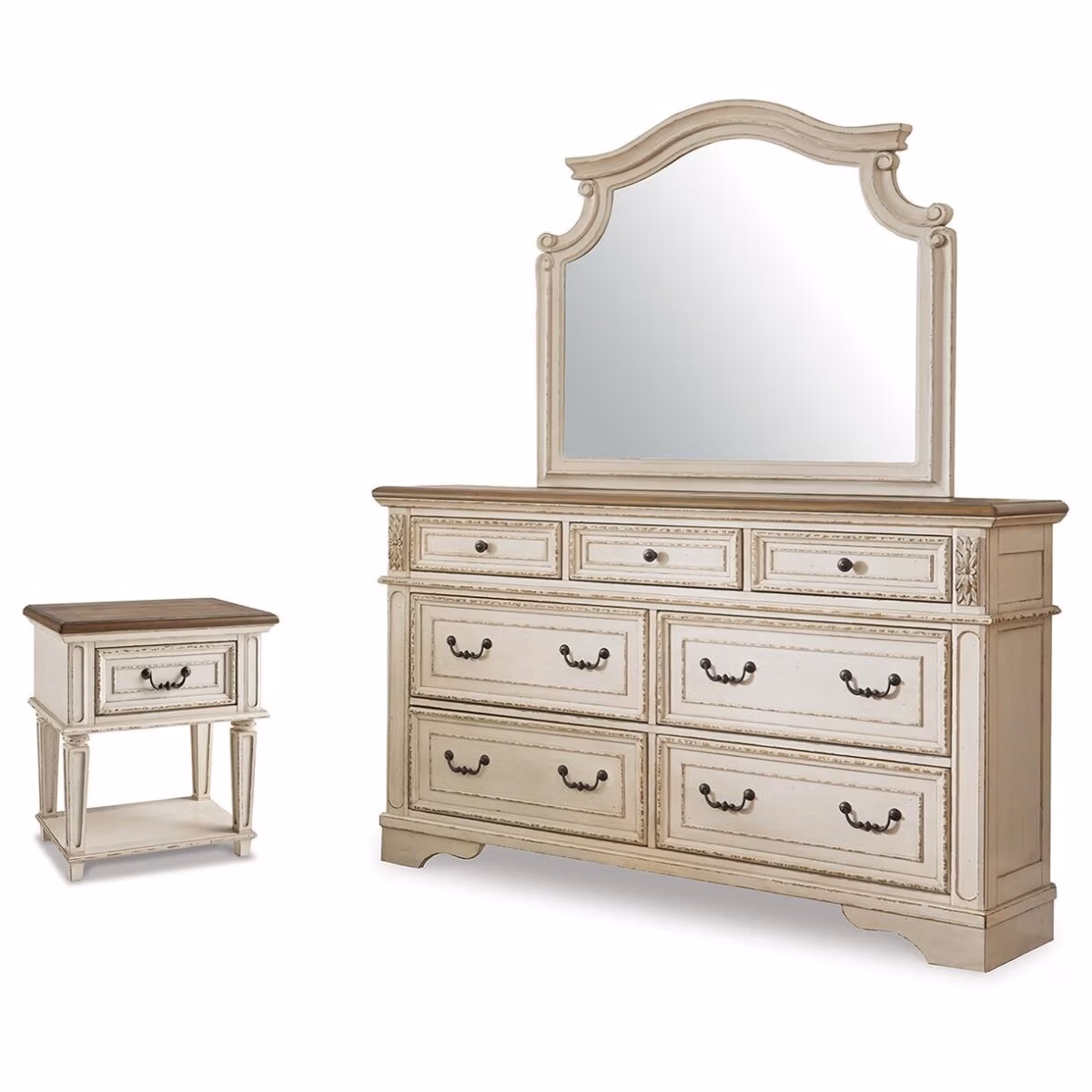 Realyn Dresser, Mirror and Nightstand - Image 2