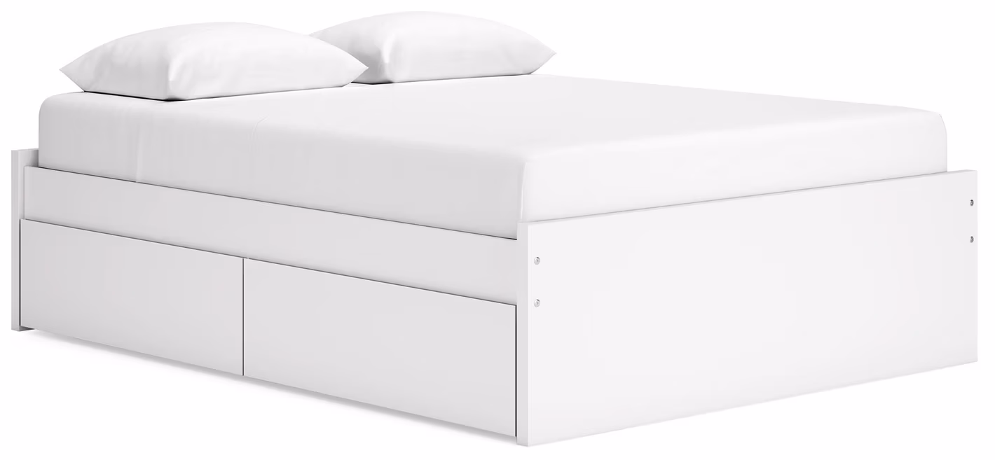 Onita Queen Platform Bed with 2 Side Storage