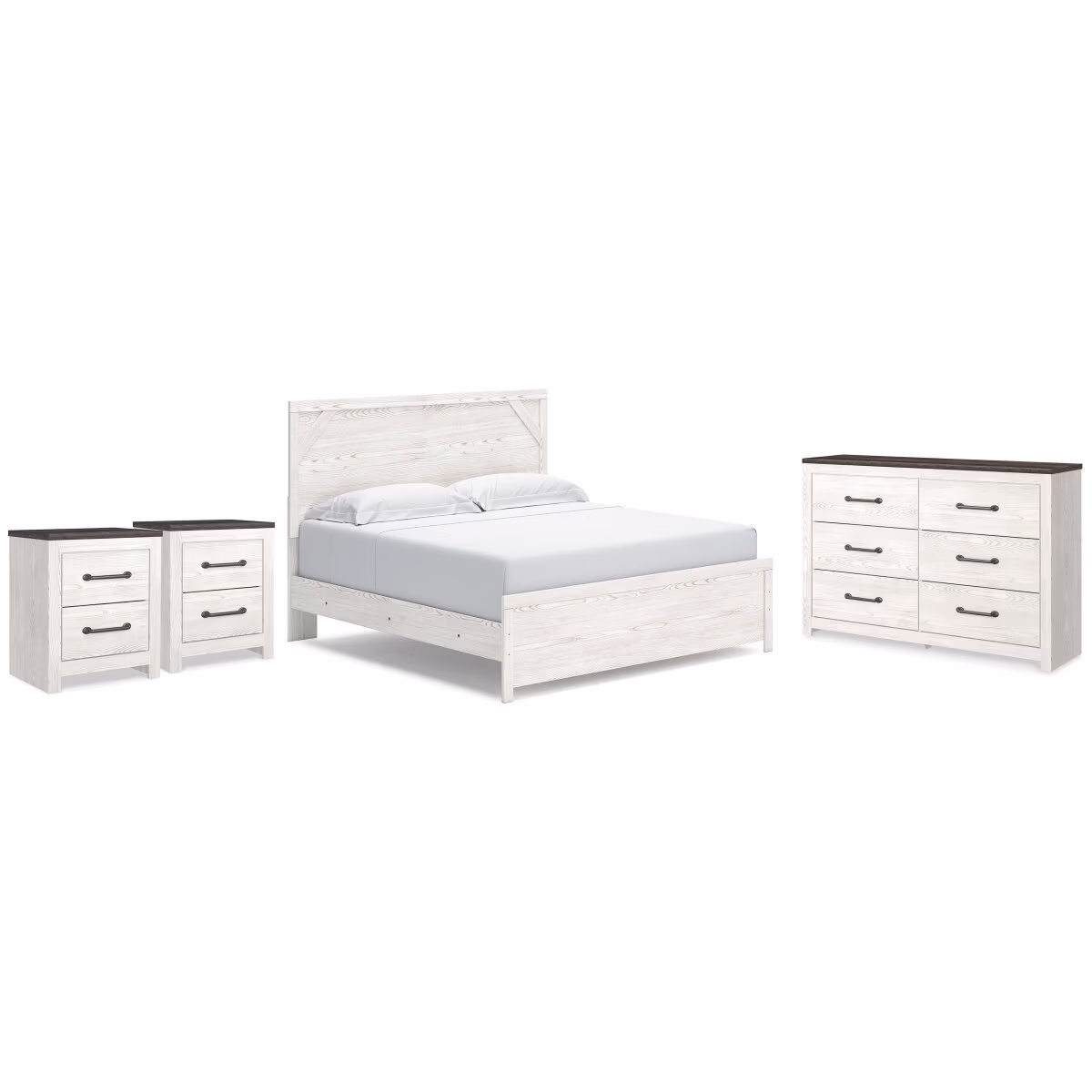 Gerridan King Panel Bed, Dresser and 2 Nightstands - Image 2