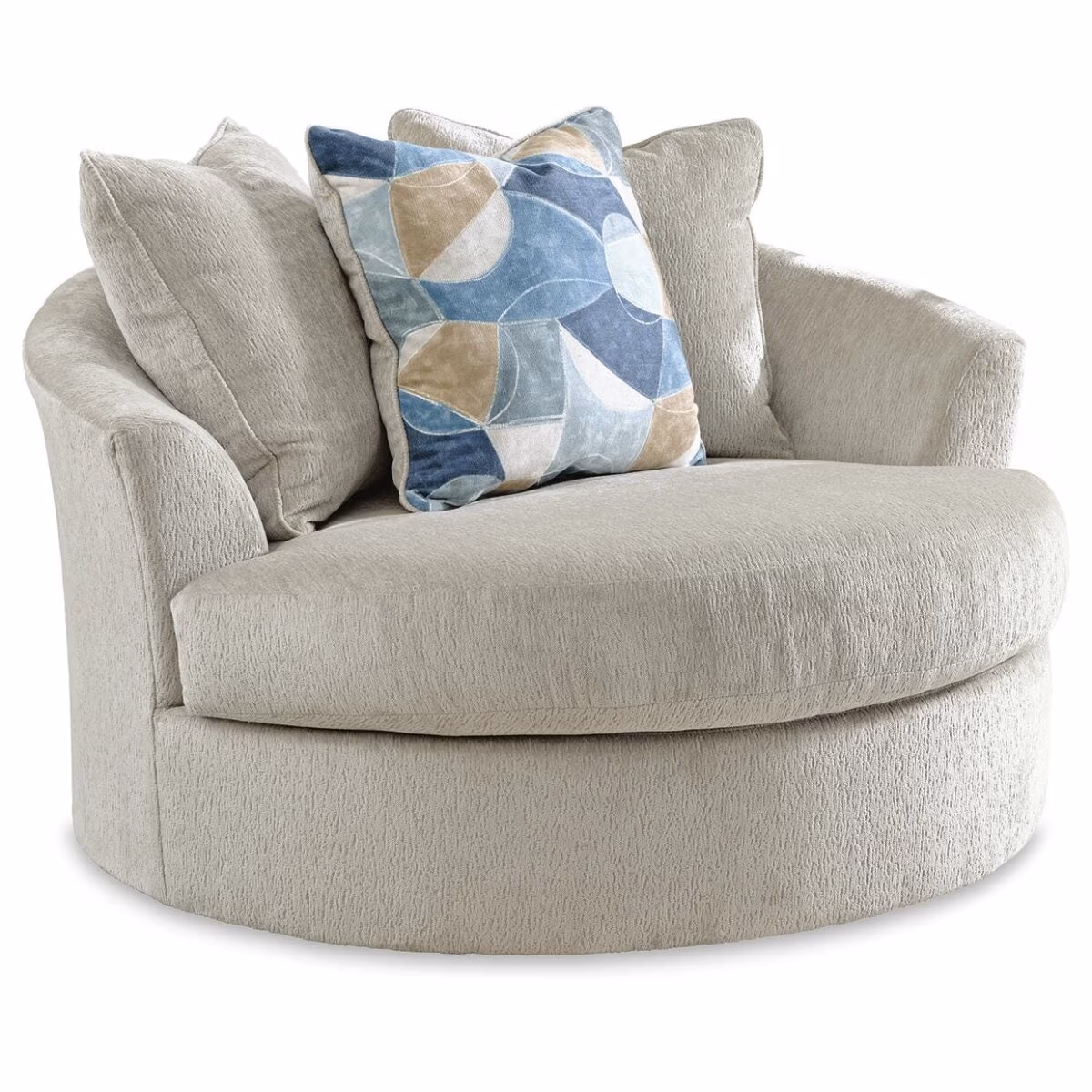 Maxon Place Oversized Swivel Accent Chair - Image 2