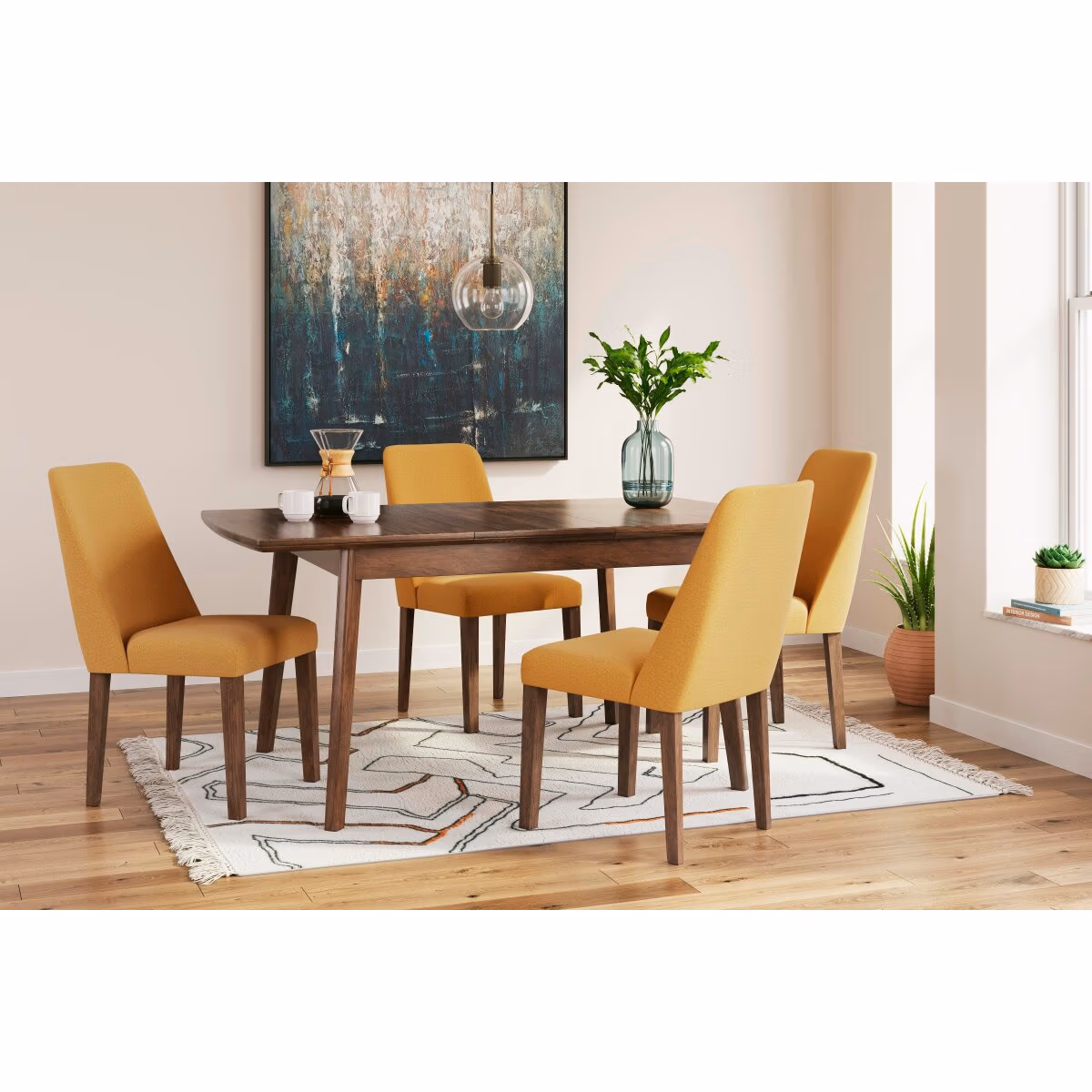 Lyncott Dining Table and 4 Chairs - Image 3