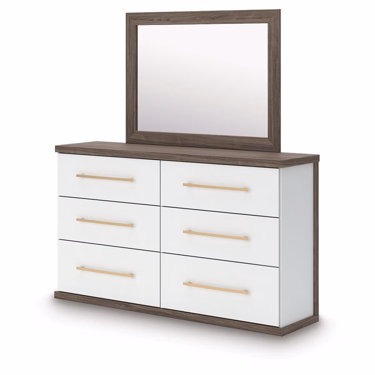 Kendanport Queen Upholstered Bed, Dresser, Mirror and Nightstand - Image 9