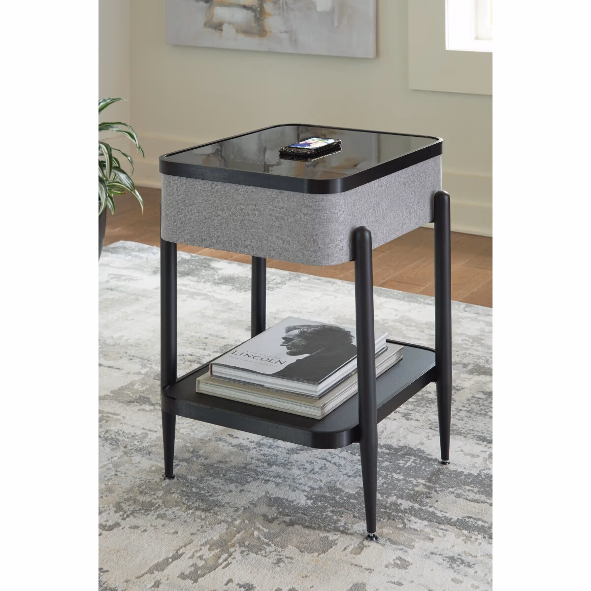 Jorvalee Accent Table with Speaker - Image 3