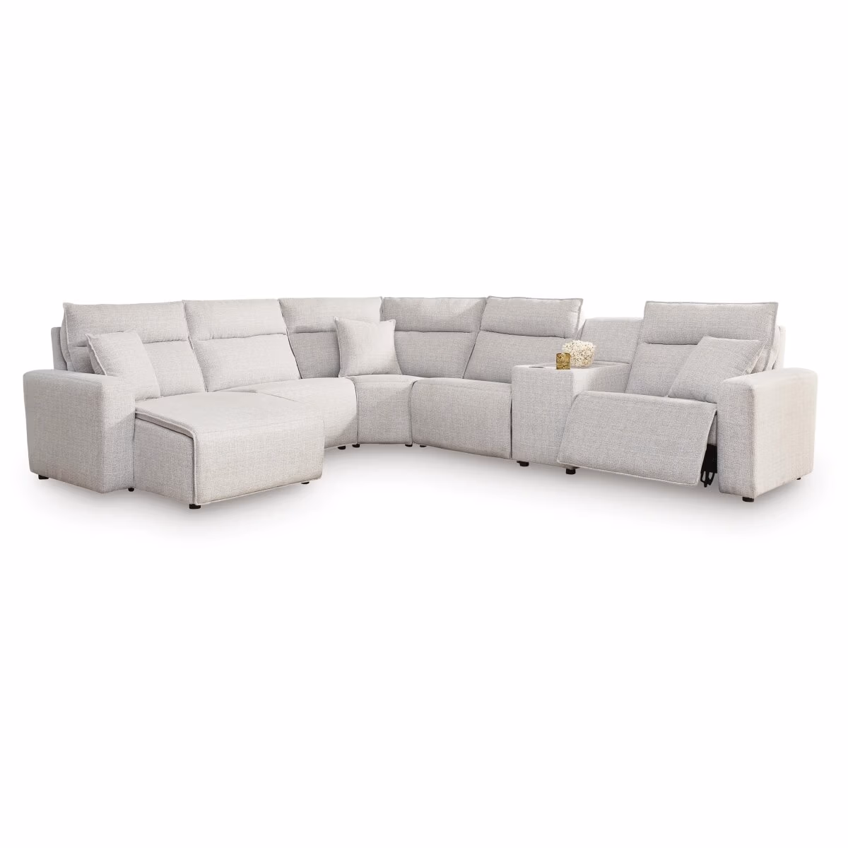 Modmax II 6-Piece Power Reclining Sectional with Chaise and Console - Image 2