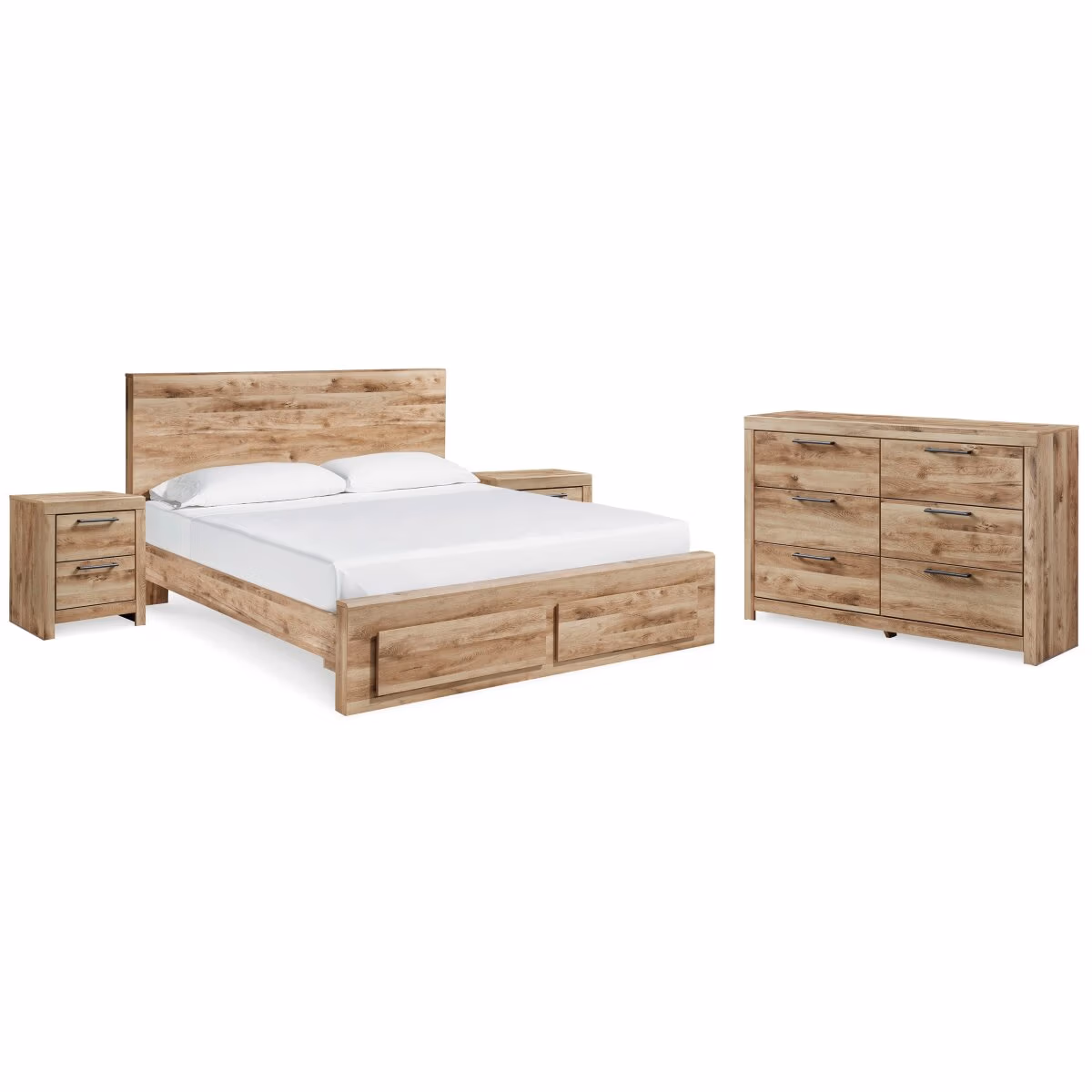 Hyanna King Panel Storage Bed, Dresser and 2 Nightstands - Image 2
