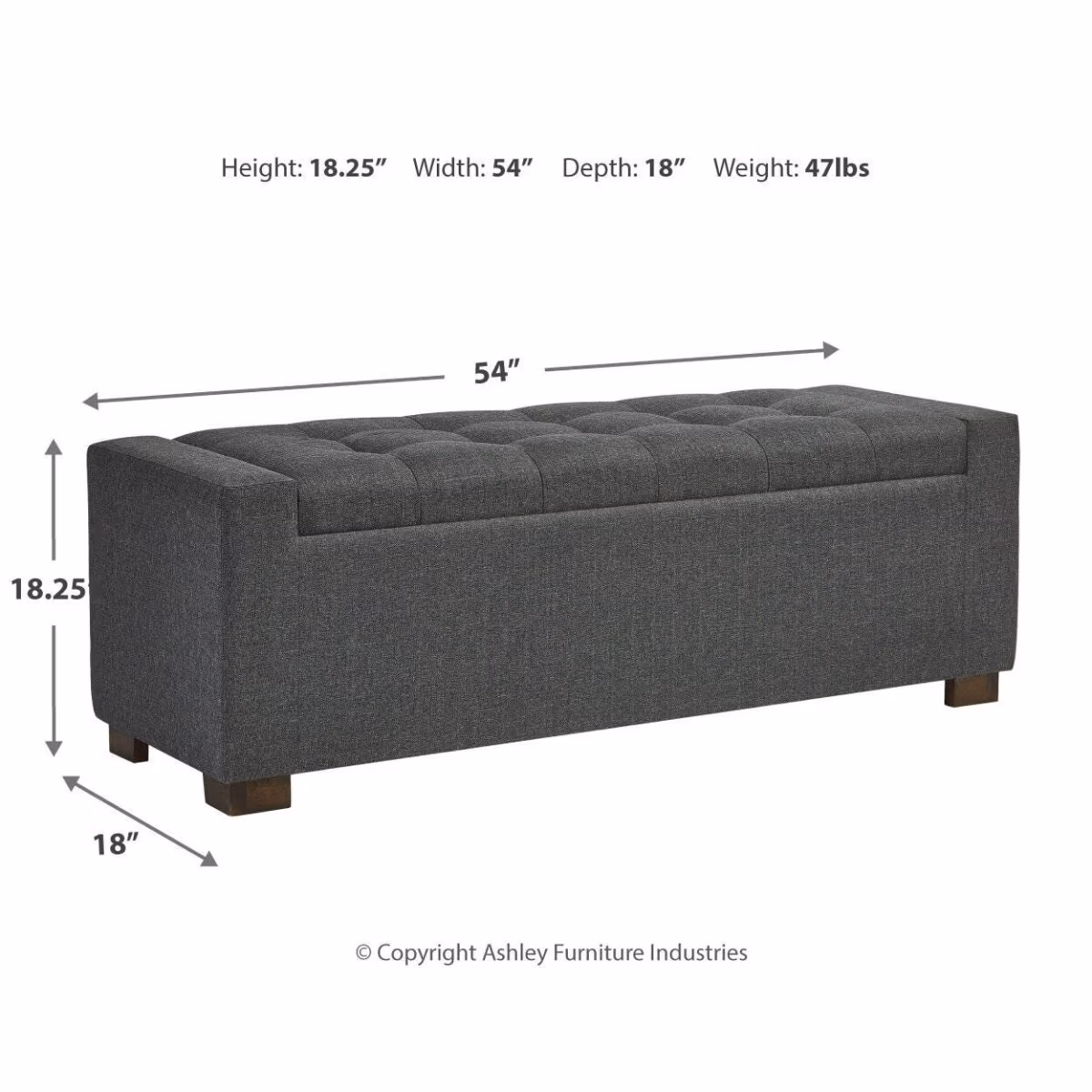 Cortwell Storage Bench - Image 5