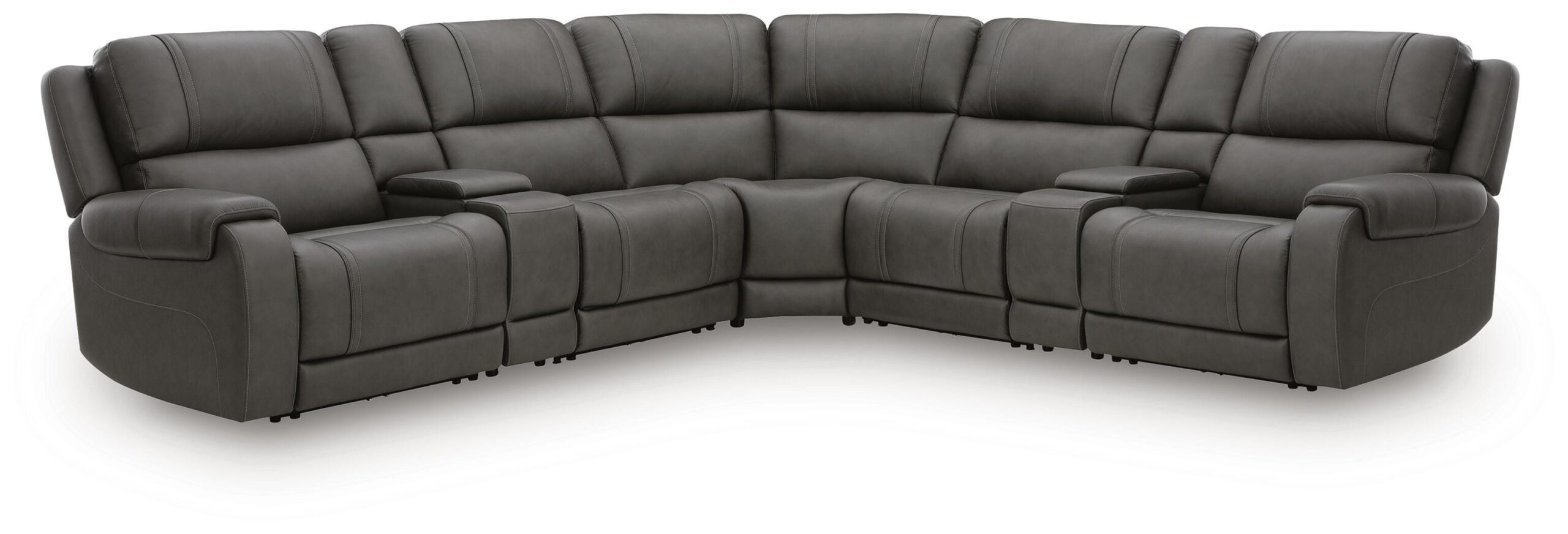 6c5faa9e81932712ea1550b2387e6424 5Z - Pittson 7-Piece Power Reclining Sectional - Image 1