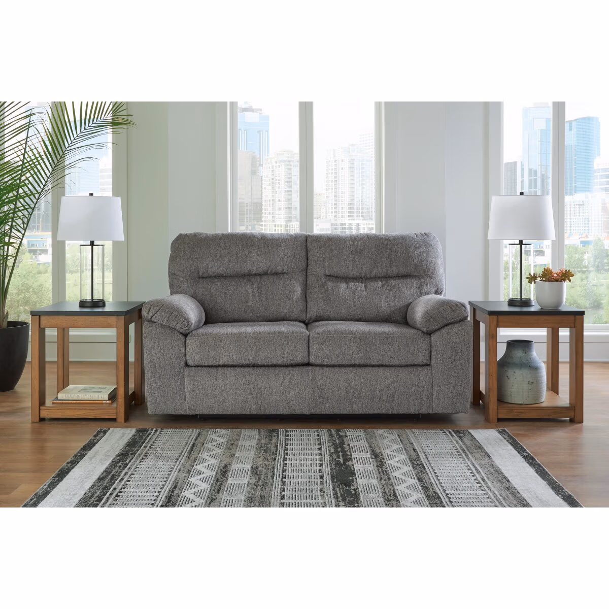 Bindura Glider Loveseat - Image 3
