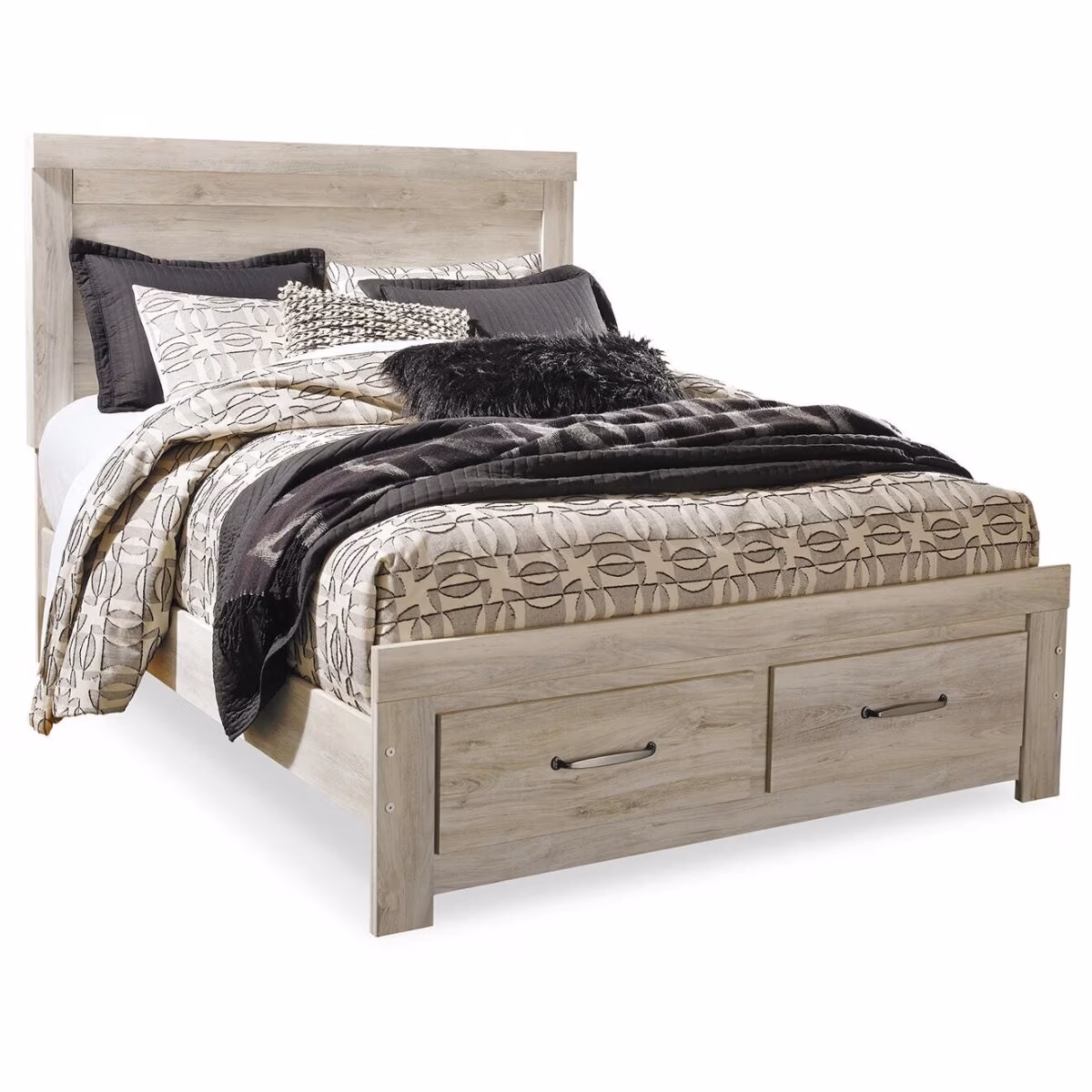 Bellaby Queen Panel Storage Bed, Dresser and Mirror - Image 4