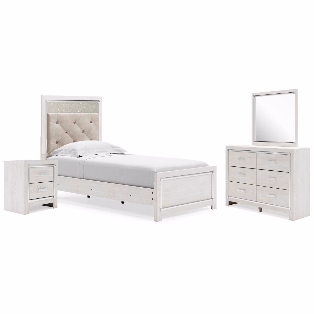Altyra Twin Panel Bed, Dresser, Mirror and Nightstand - Image 2