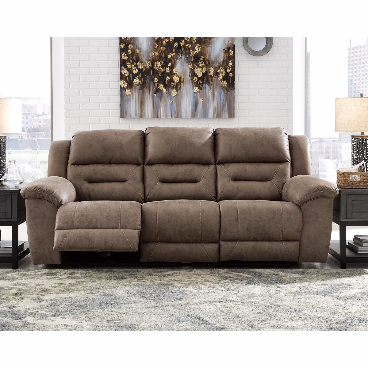 Stoneland Power Reclining Sofa, Loveseat and Recliner - Image 16