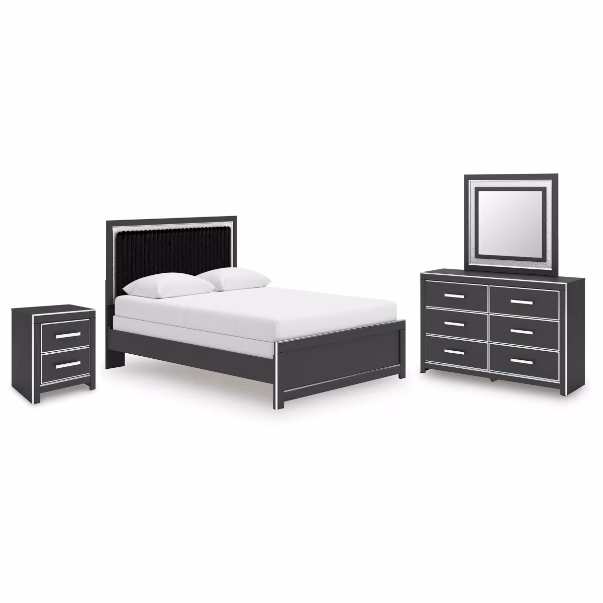 Zuraleus Queen Panel Bed, Dresser, Mirror and Nightstand - Image 2