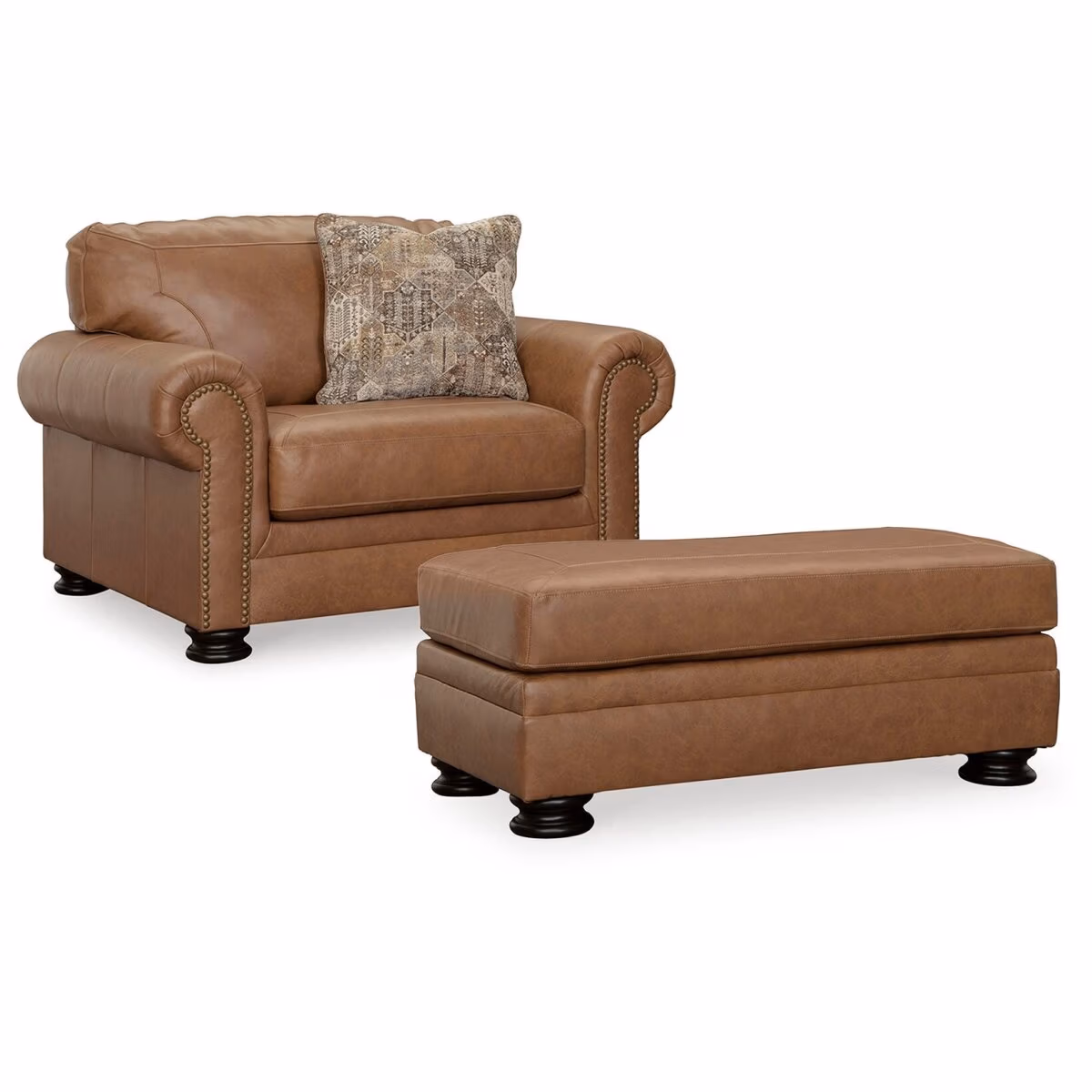Carianna Oversized Chair and Ottoman - Image 3