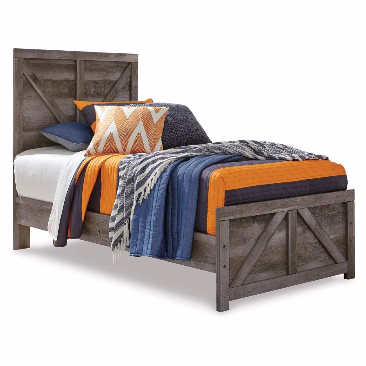 Wynnlow Twin Crossbuck Panel Bed - Image 4