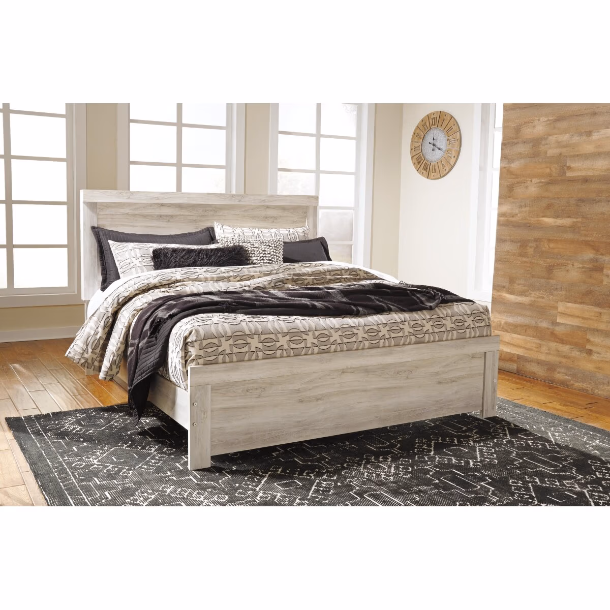 Bellaby King Panel Bed, Dresser, Mirror and 2 Nightstands - Image 11