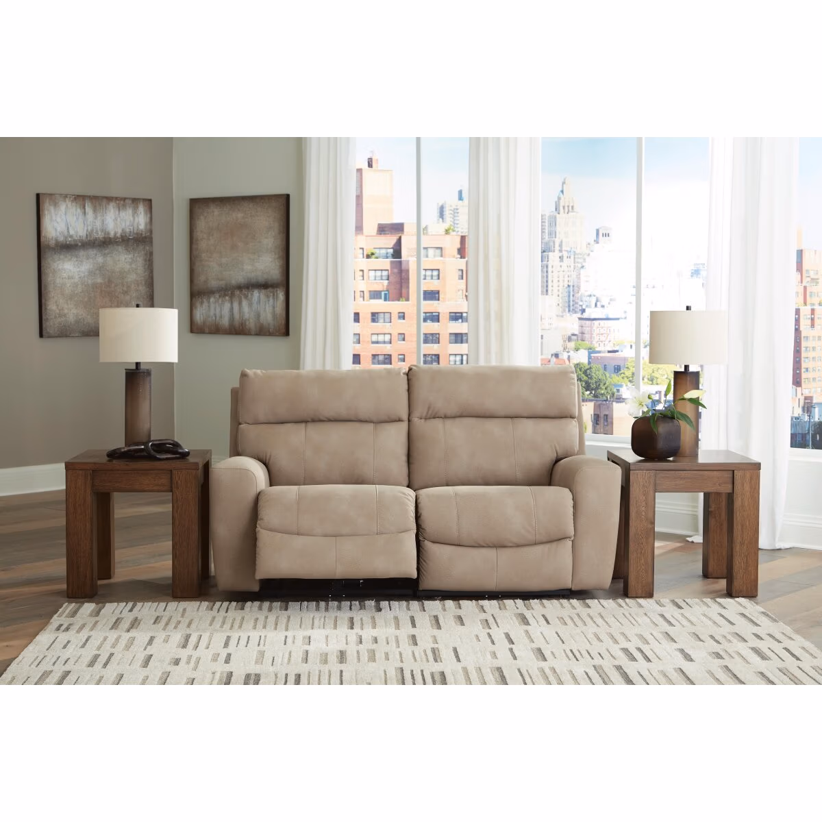 Next-Gen Durapella 2-Piece Power Reclining Sectional Loveseat - Image 4